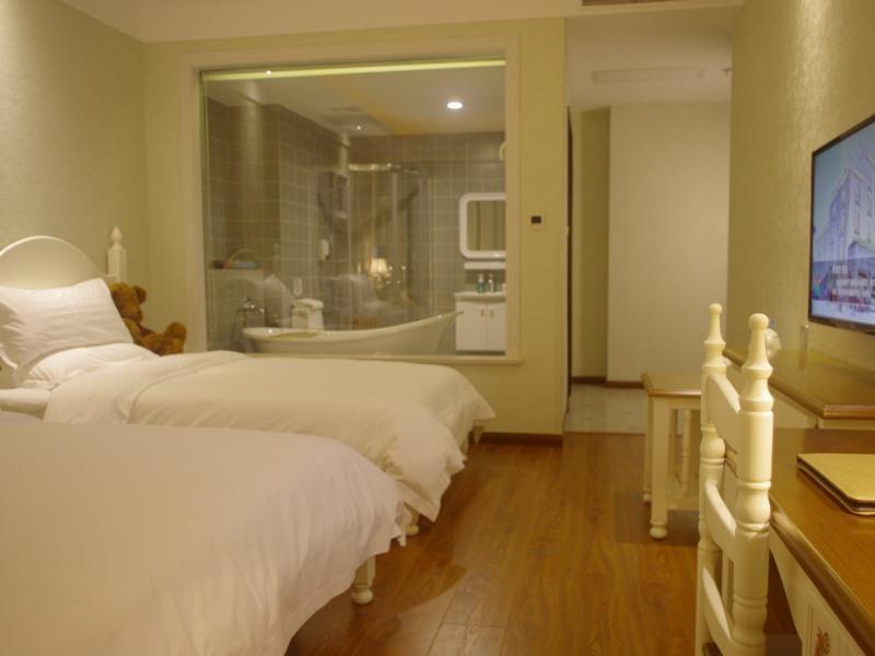 Greentree Alliance Shanghai Wanda Songjiang University Town Metro Station Hotel Buitenkant foto